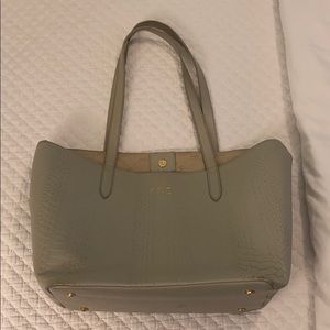 Gigi New York Teddie Tote Oyster Embossed Python
